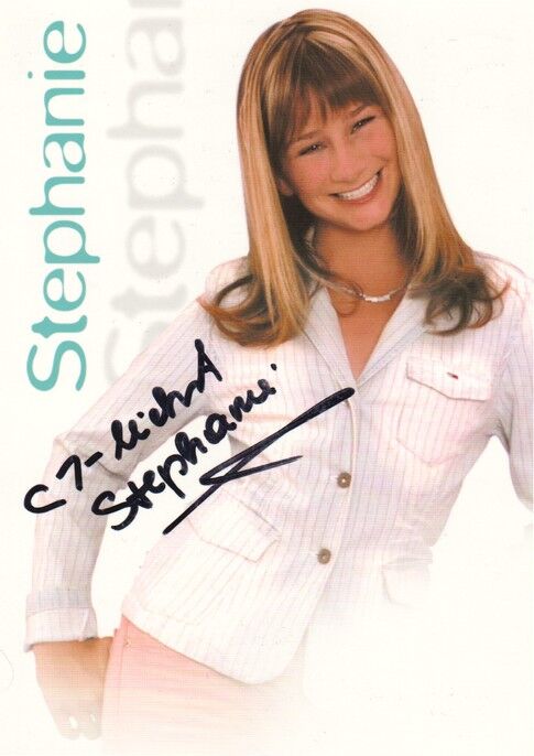 Autogramm Schlager | STEPHANIE (Kinderstar) | 2004 "Wie Ein Luftballon" (Portrait Color Koch)