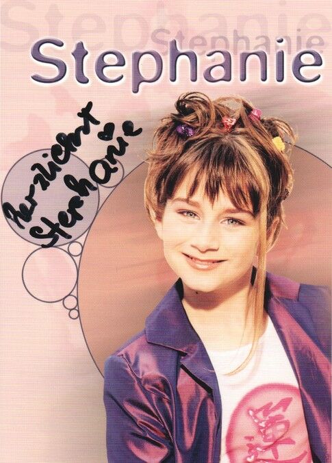 Autogramm Schlager | STEPHANIE (Kinderstar) | 2000 "Mein Schönster Traum" (Portrait Color Koch)