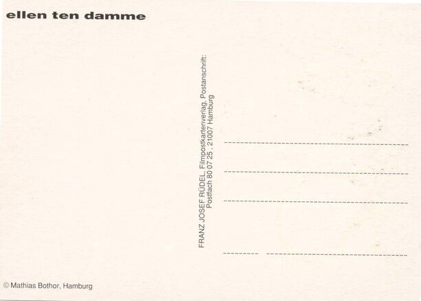 Autogramm Film / Pop (NL) | Ellen TEN DAMME | 2000er (Portrait SW Rüdel) Bothor