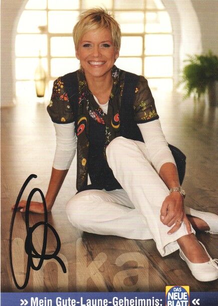 Autogramm Schlager / TV | INKA Bause | 2010er (Portrait Color) Das Neue Blatt