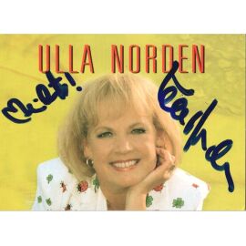 Autogramm Schlager | Ulla NORDEN | 2000 "Ich Tausche Mein Herz" (Portrait Color Rubin)