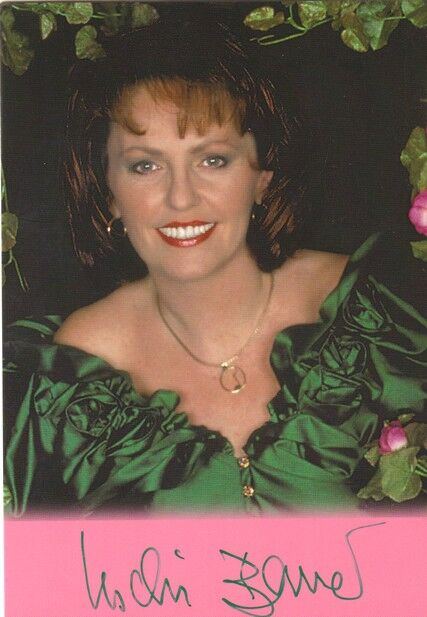 Autogramm Volksmusik | Uschi BAUER | 1990er (Portrait Color) 2