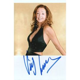 Autogramm Schlager | Vicky LEANDROS | 2000er Foto (Portrait Color) SEXY