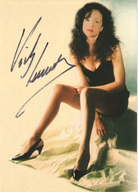 Autogramm Schlager | Vicky LEANDROS | 1997 "Gefühle" (Portrait Color White)