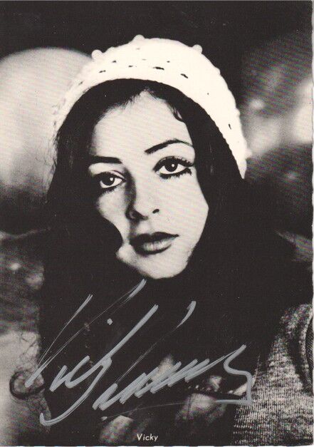 Autogramm Schlager | Vicky LEANDROS | 1970er (Portrait SW Philips)