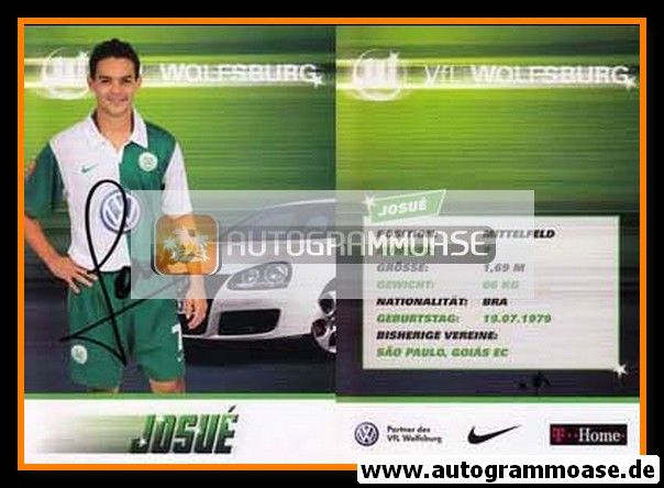 Autogramm Fussball | VfL Wolfsburg | 2007-1 | JOSUE