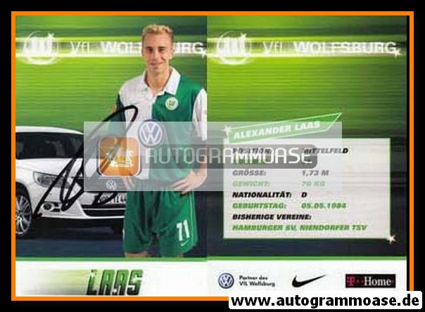 Autogramm Fussball | VfL Wolfsburg | 2007-1 | Alexander LAAS