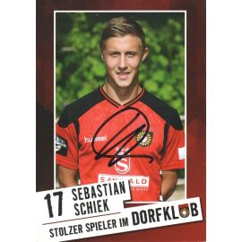 Autogramm Fussball | SG Sonnenhof Grossaspach | 2017 | Sebastian SCHIEK