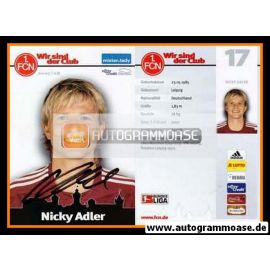 Autogramm Fussball | 1. FC Nürnberg | 2007 | Nicky ADLER