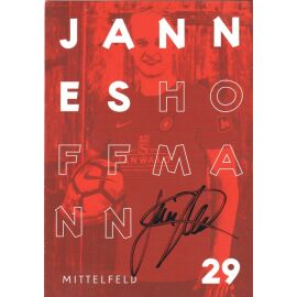 Autogramm Fussball | SG Sonnenhof Grossaspach | 2018 | Jannes HOFFMANN