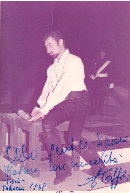 Autogramm Klassik (ITA) | Albino TOFFOLI | 1969 (Rollenbild SW) Teheran