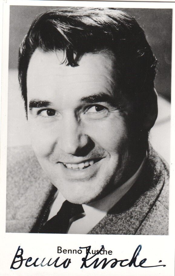 Autogramm Klassik | Benno KUSCHE | 1960er (Portrait SW)