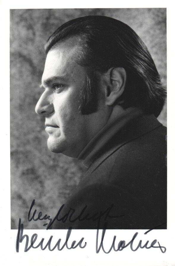 Autogramm Dirigent (HRV) | Berislav KLOBUCAR | 1970er (Portrait SW)
