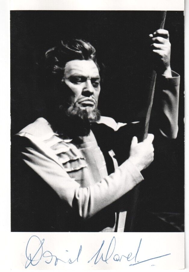 Autogramm Klassik (SCT) | David WARD | 1960er (Rollenbild SW) Wotan