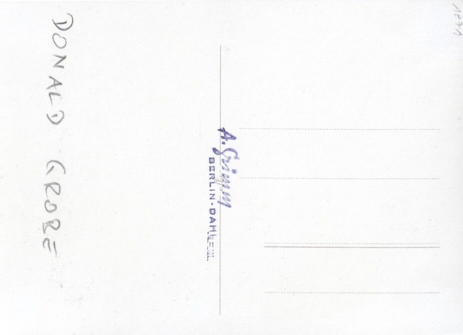 Autogramm Klassik (USA) | Donald GROBE | 1970er (Portrait SW Grimm)