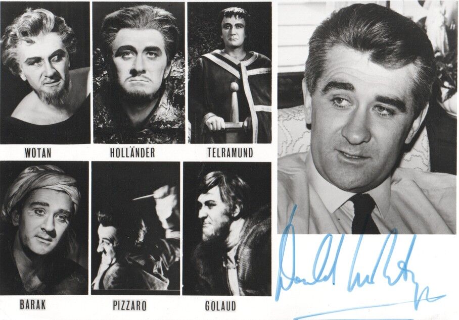 Autogramm Klassik (NZ) | Donald McINTYRE | 1970er Foto (Collage SW)