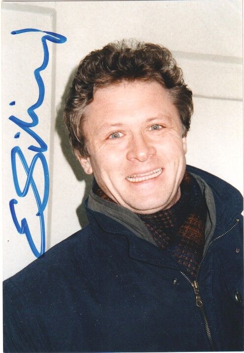 Autogramm Klassik (LV) | Egils SILINS | 1990er Foto (Portrait Color)