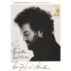 Autogramm Klassik | Franz GRUNDHEBER | 2002 (Portrait SW Salzburg)