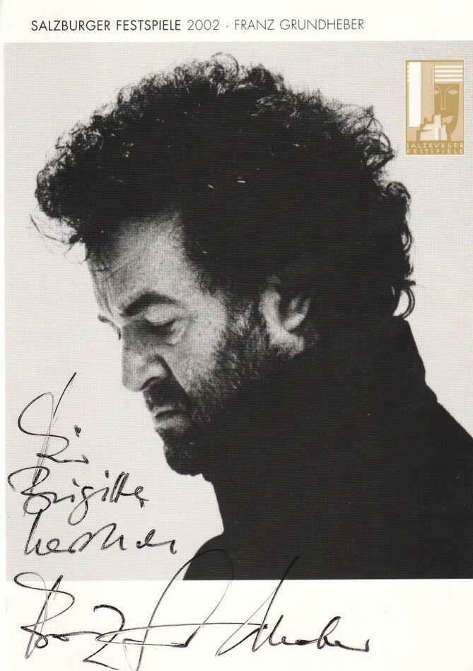Autogramm Klassik | Franz GRUNDHEBER | 2002 (Portrait SW Salzburg)