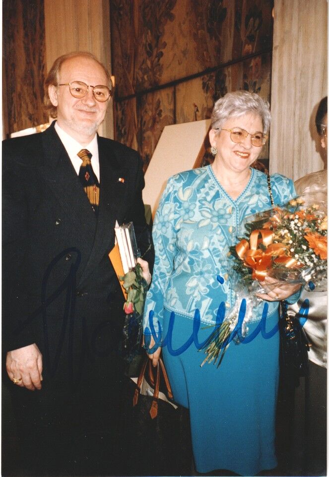 Autogramm Klassik (ITA) | Giuseppe GIACOMINI | 2000er Foto (Portrait Color mit Frau)