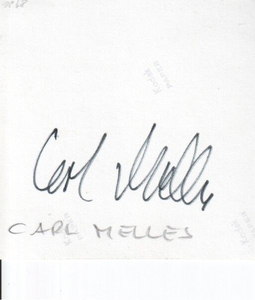 Autogramm Dirigent | Carl MELLES | 1970er Foto (Portrait Color)