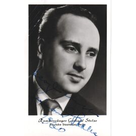 Autogramm Klassik | Gerhard STOLZE | 1960er (Portrait SW VEB) Siewert