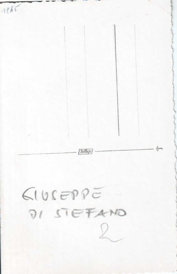 Autogramm Klassik (ITA) | Giuseppe DI STEFANO | 1960er (Portrait SW) 3