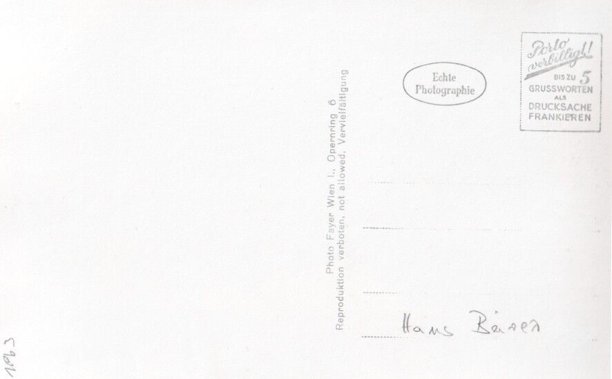 Autogramm Klassik | Hans BEIRER | 1960er (Rollenbild SW) Fayer