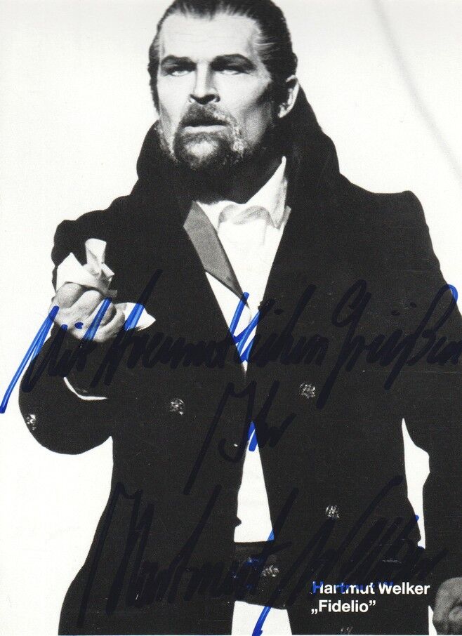 Autogramm Klassik | Hartmut WELKER | 1980er (Rollenbild SW) Fidelio