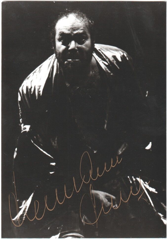 Autogramm Klassik | Hermann BECHT | 1980er Foto (Bühnenszene SW)