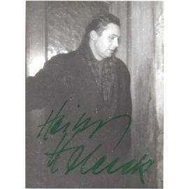 Autogramm Klassik | Heinz HOLECEK | 1970er Foto (Portrait SW)