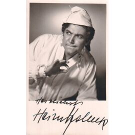 Autogramm Klassik | Heinz HOLECEK | 1960er (Rollenbild SW) Dietrich