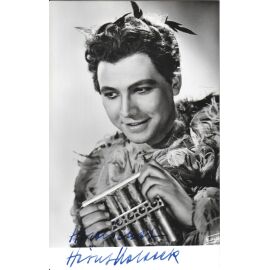 Autogramm Klassik | Heinz HOLECEK | 1960er (Rollenbild SW Fayer) Papagano