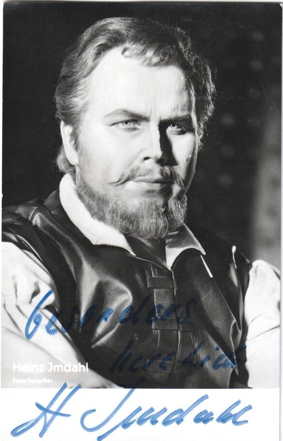 Autogramm Klassik | Heinz IMDAHL | 1960er (Rollenbild SW) Toeppfer