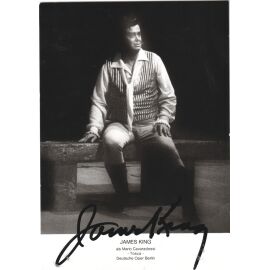 Autogramm Klassik (USA) | James KING | 1978 (Rollenbild SW) Tosca