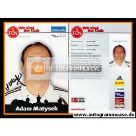 Autogramm Fussball | 1. FC Nürnberg | 2007 | Adam MATYSEK