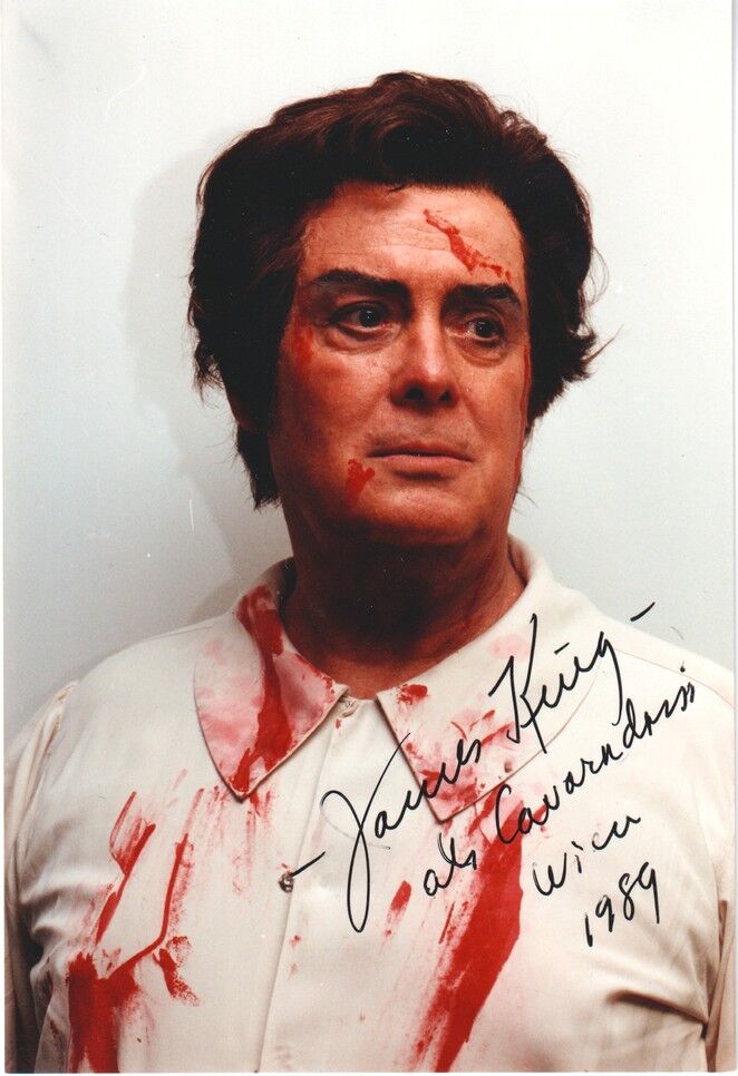 Autogramm Klassik (USA) | James KING | 1989 Foto (Rollenbild Color) Tosca