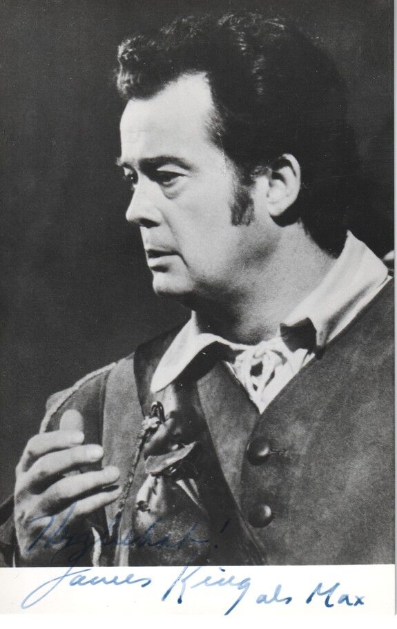 Autogramm Klassik (USA) | James KING | 1973 (Rollenbild SW Fayer) Freischütz
