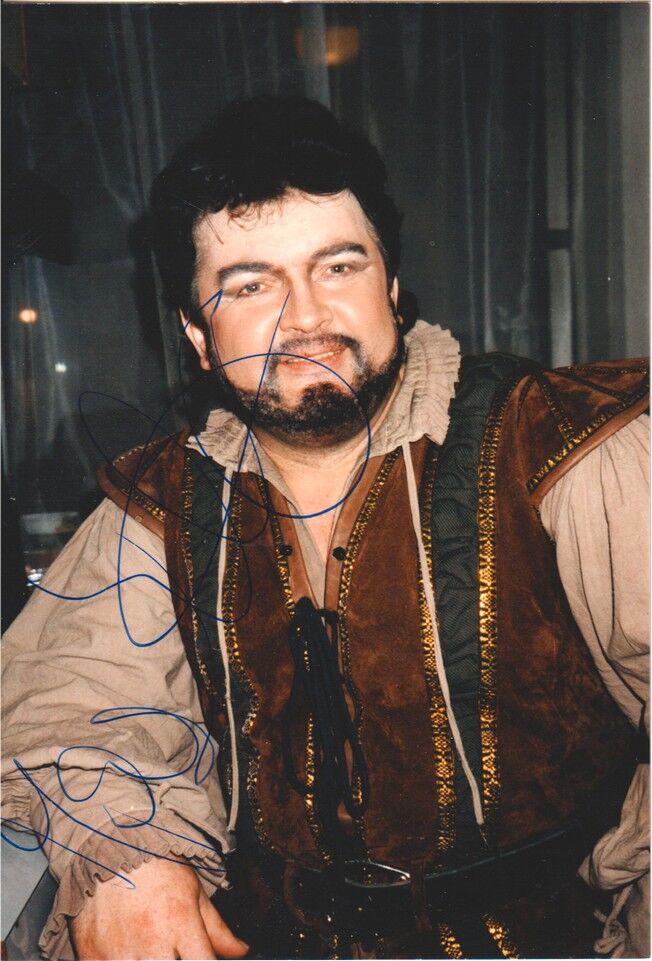 Autogramm Klassik (SVN) | Janez LOTRIC | 1990er Foto (Rollenbild Color) Manrico