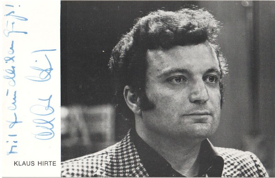 Autogramm Klassik | Klaus HIRTE | 1970er (Portrait SW EMI)