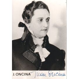 Autogramm Klassik (ESP) | Juan ONCINA | 1960er (Rollenbild SW) Werther