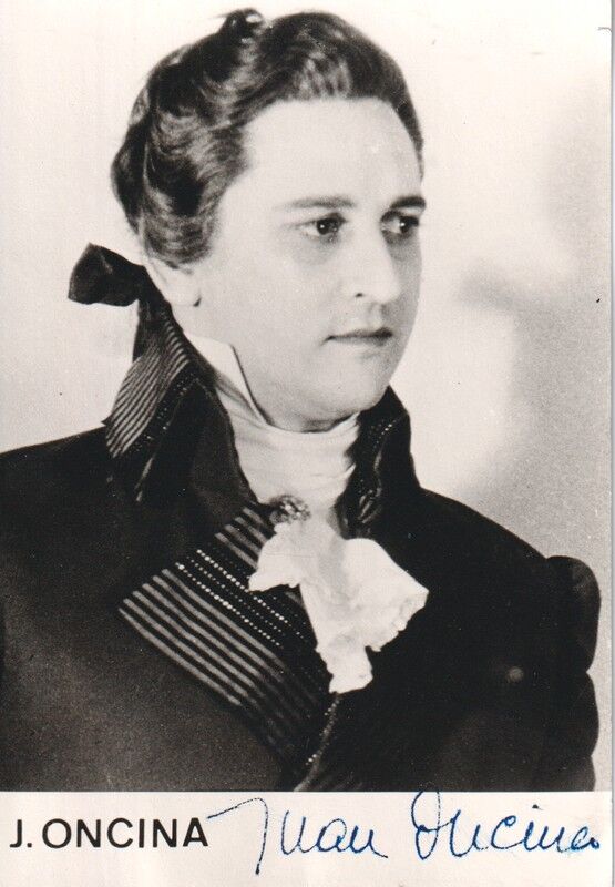 Autogramm Klassik (ESP) | Juan ONCINA | 1960er (Rollenbild SW) Werther