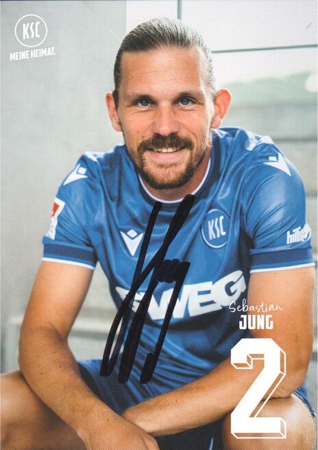 Autogramm Fussball | Karlsruher SC | 2025 | Sebastian JUNG