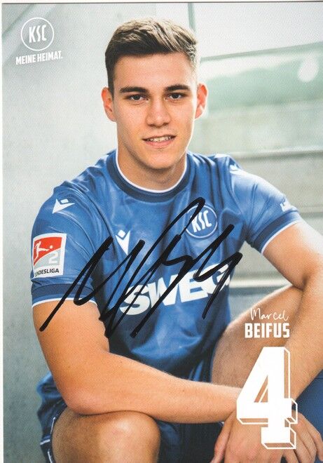 Autogramm Fussball | Karlsruher SC | 2025 | Marcel BEIFUS