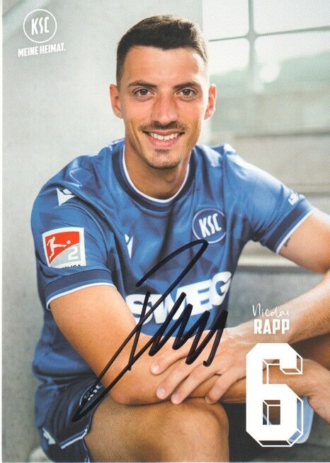 Autogramm Fussball | Karlsruher SC | 2025 | Nicolas RAPP