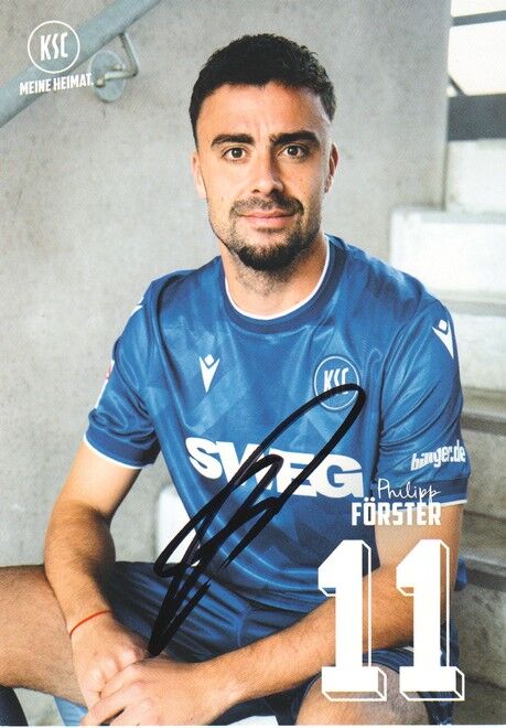 Autogramm Fussball | Karlsruher SC | 2025 | Philipp FÖRSTER