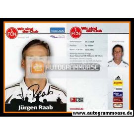 Autogramm Fussball | 1. FC Nürnberg | 2007 | Jürgen RAAB