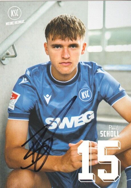Autogramm Fussball | Karlsruher SC | 2025 | Paul SCHOLL