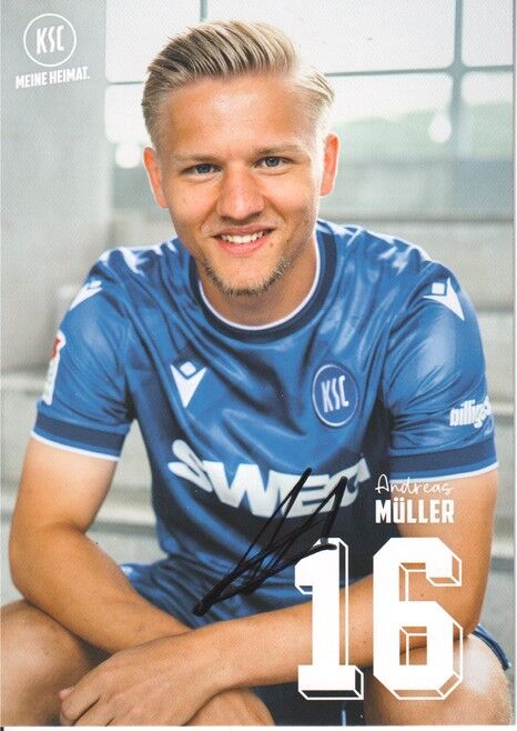 Autogramm Fussball | Karlsruher SC | 2025 | Andreas MÜLLER