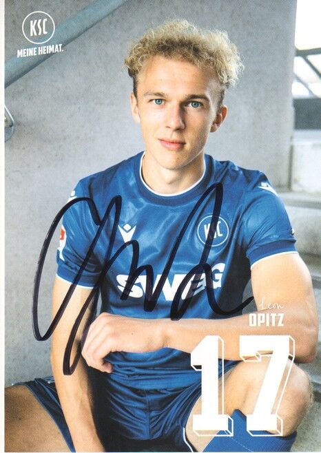 Autogramm Fussball | Karlsruher SC | 2025 | Leon OPITZ